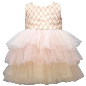 Bonnie Baby stunning dress size 3-6 months NWT Christmas holiday baby dress